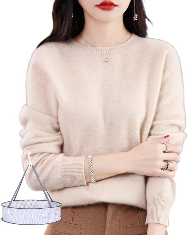 Cashmere Sweaters for Women, Cashmere Sweater,Womens Cashmere Sweater,Cashmere Sweaters for Women Trendy Beige $20.58 Sweaters