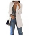 Blazers for Women Business Casual 2024 Spring Open Front Long Sleeve Work Office Jackets Blazer with Pockets B-white $9.27 Bl...